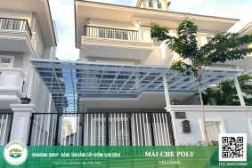 Tấm lợp lấy sáng poly đặc 2,8mm