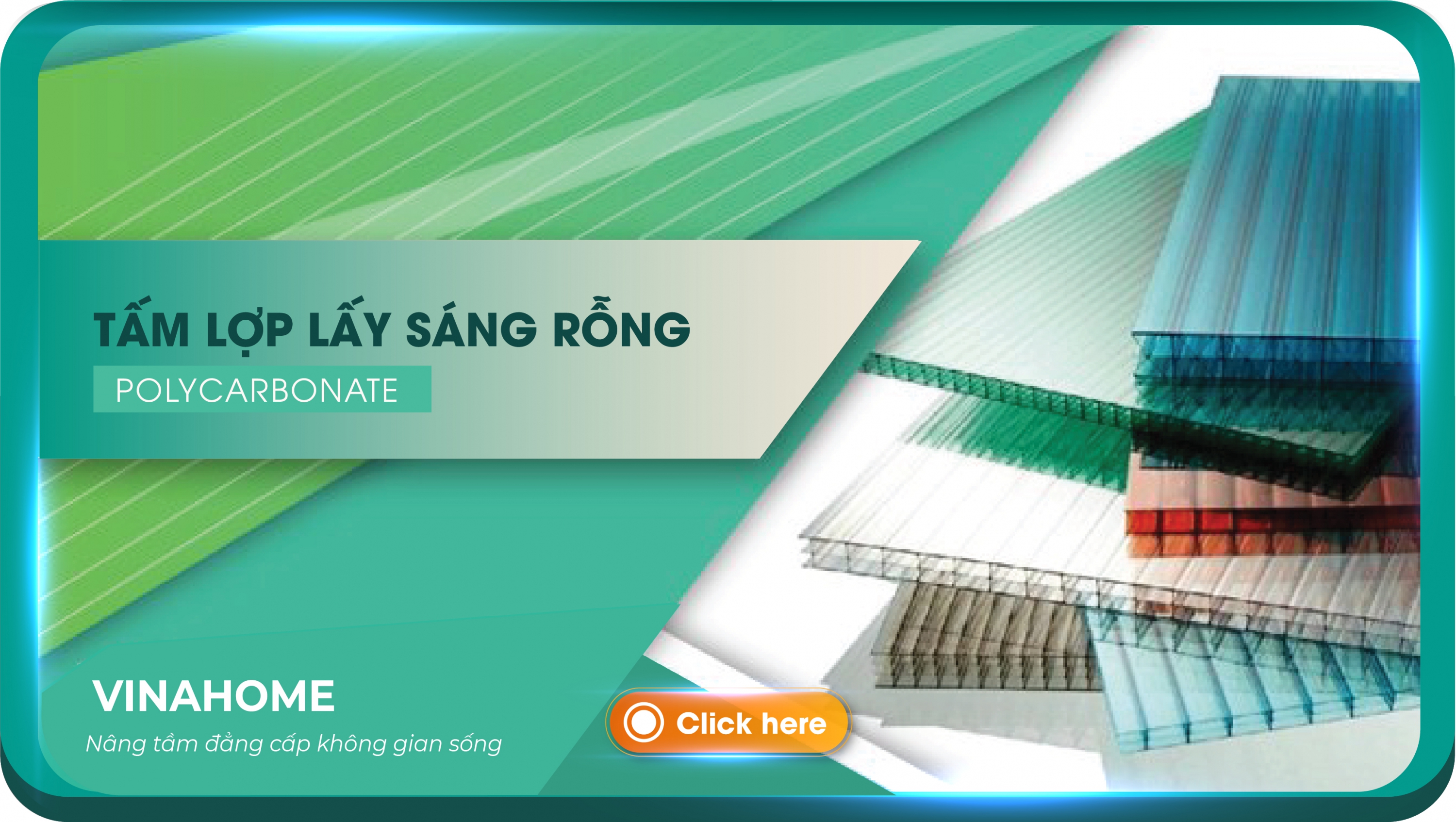 Tấm Lợp Lấy Sáng Polycarbonate rỗng