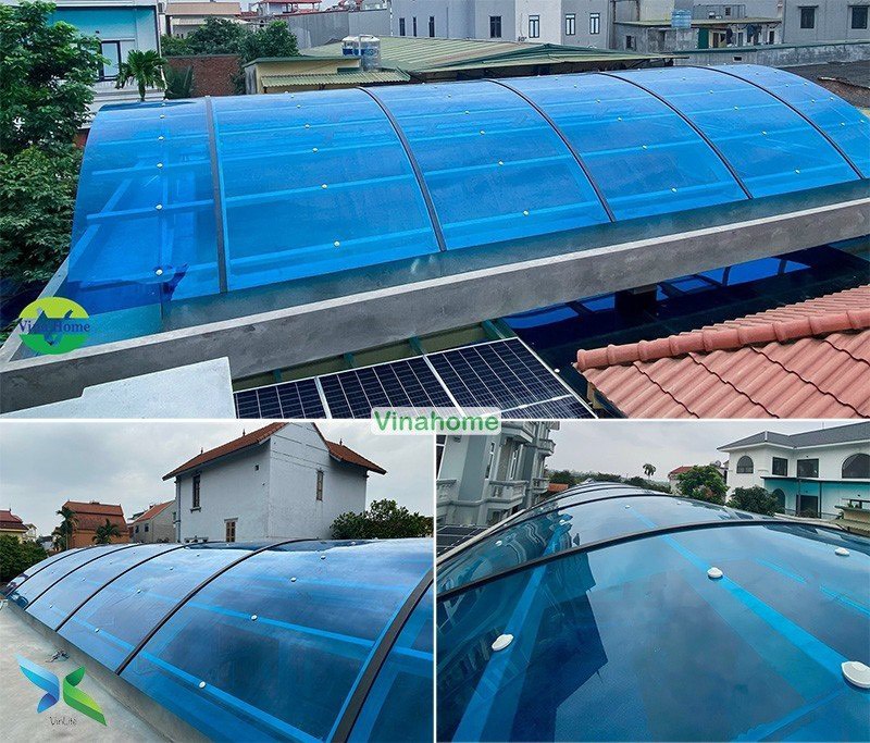 Công trình mái nhựa thông minh Tây Hồ Hà Nội