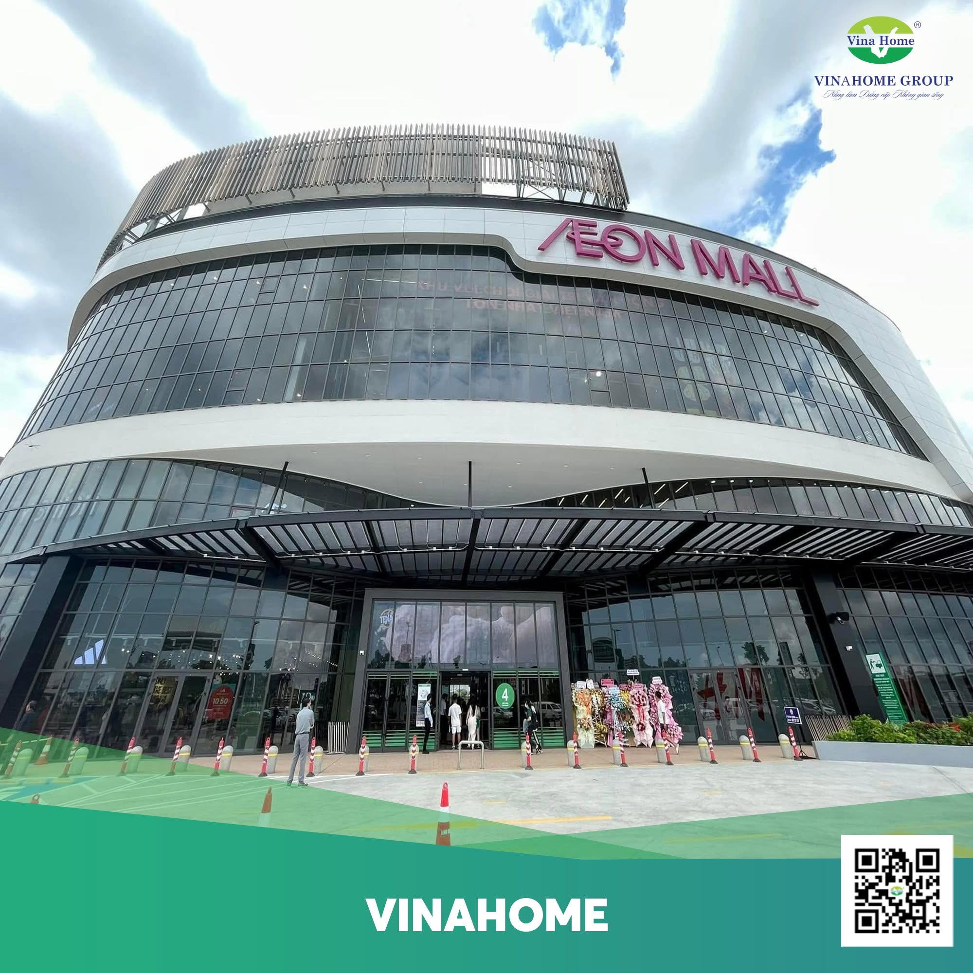 Công trình mái hiên tại AEON MALL HUẾ