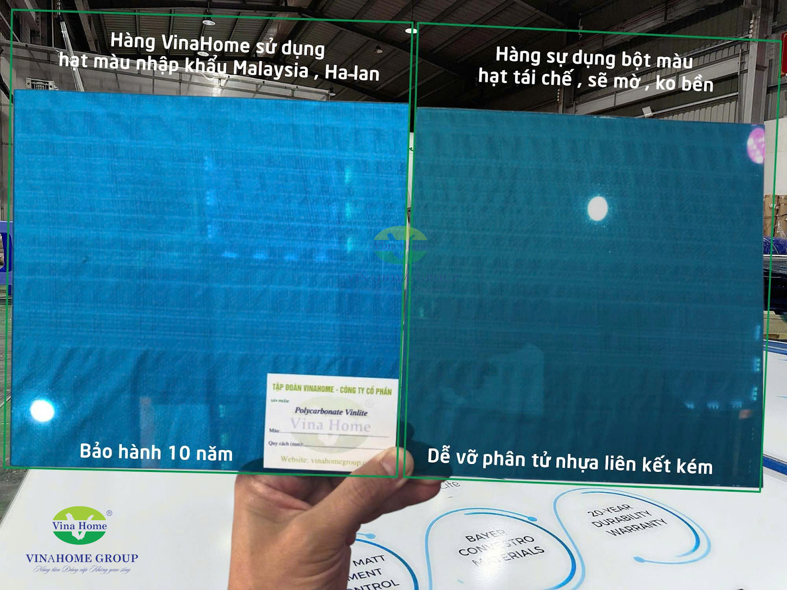 Mái Poly giá rẻ và mái Poly cao cấp: Chênh lệch thực tế nằm ở đâu?