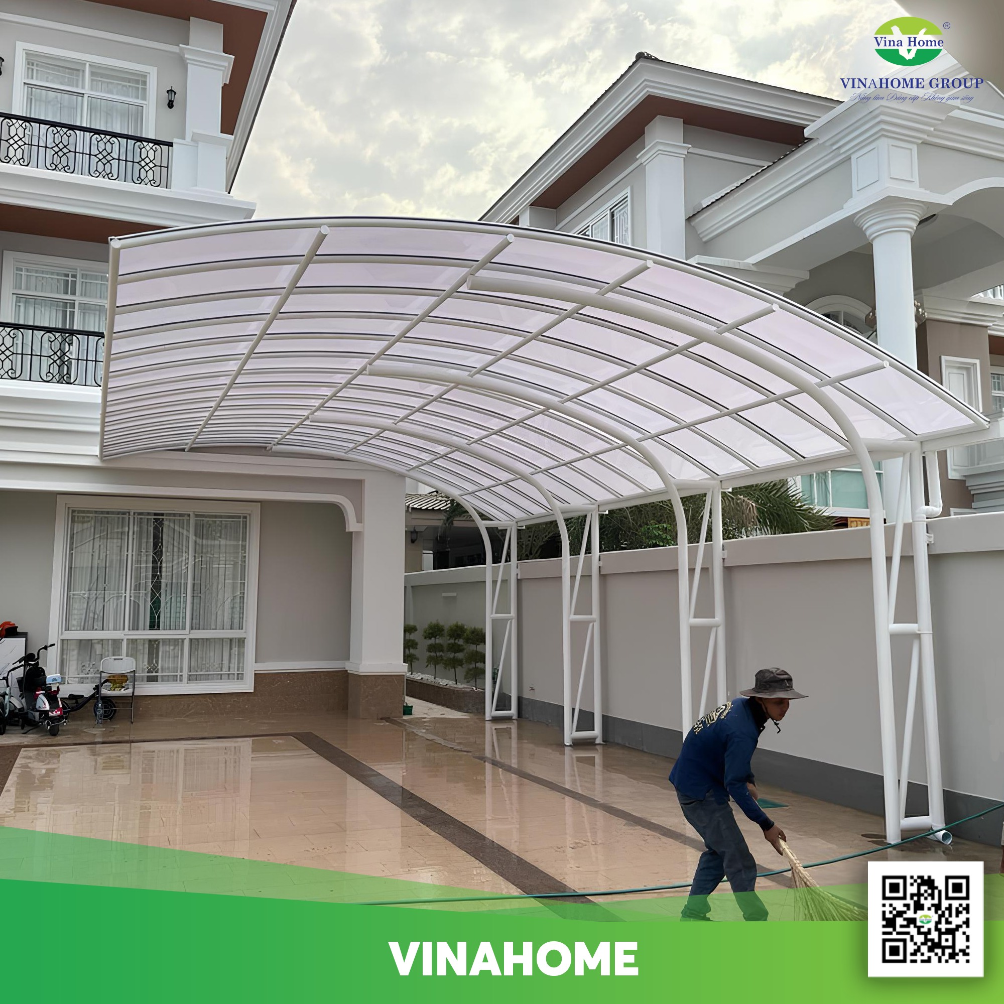 Mái nhựa lấy sáng Polycarbonate