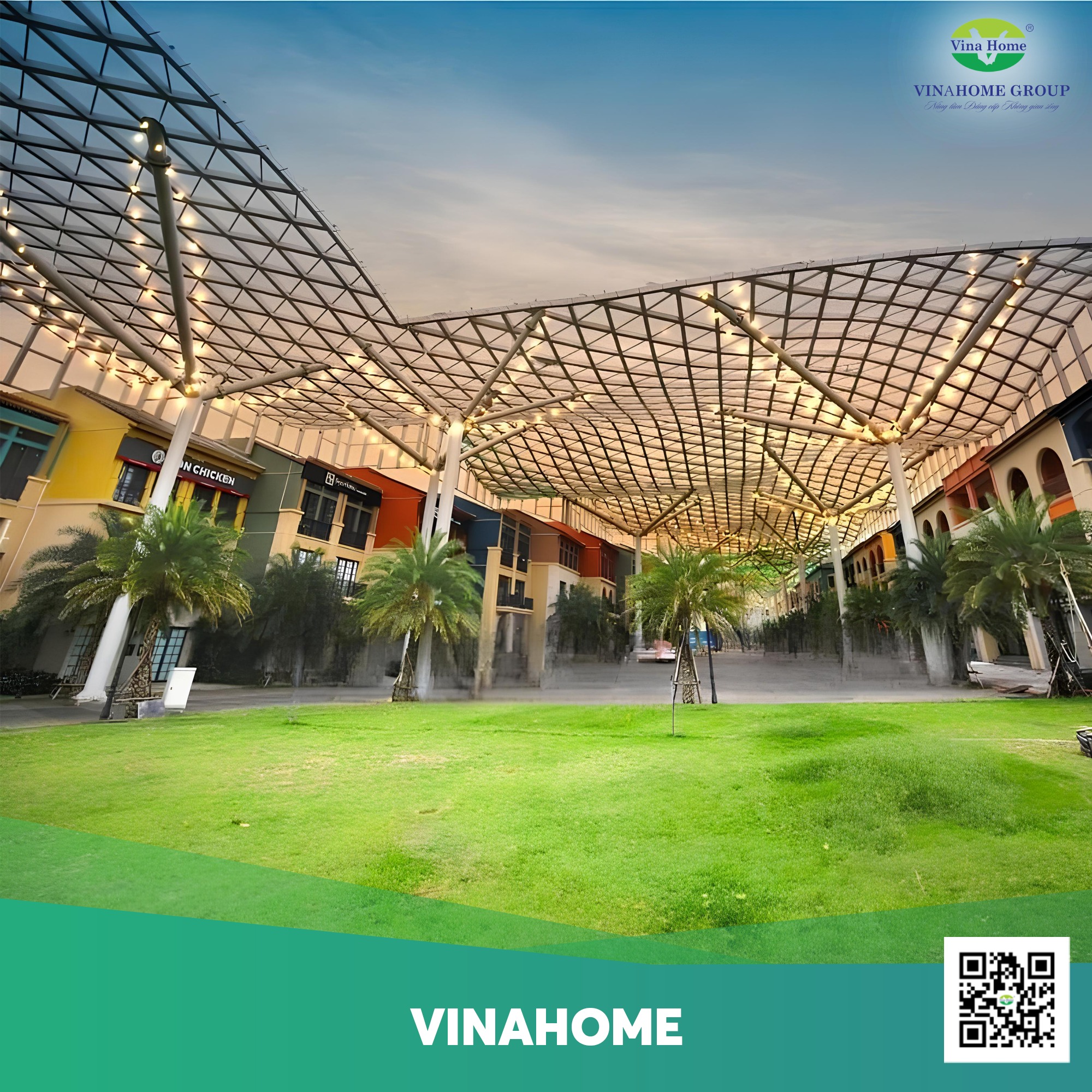 Công trình mái nhựa Poly