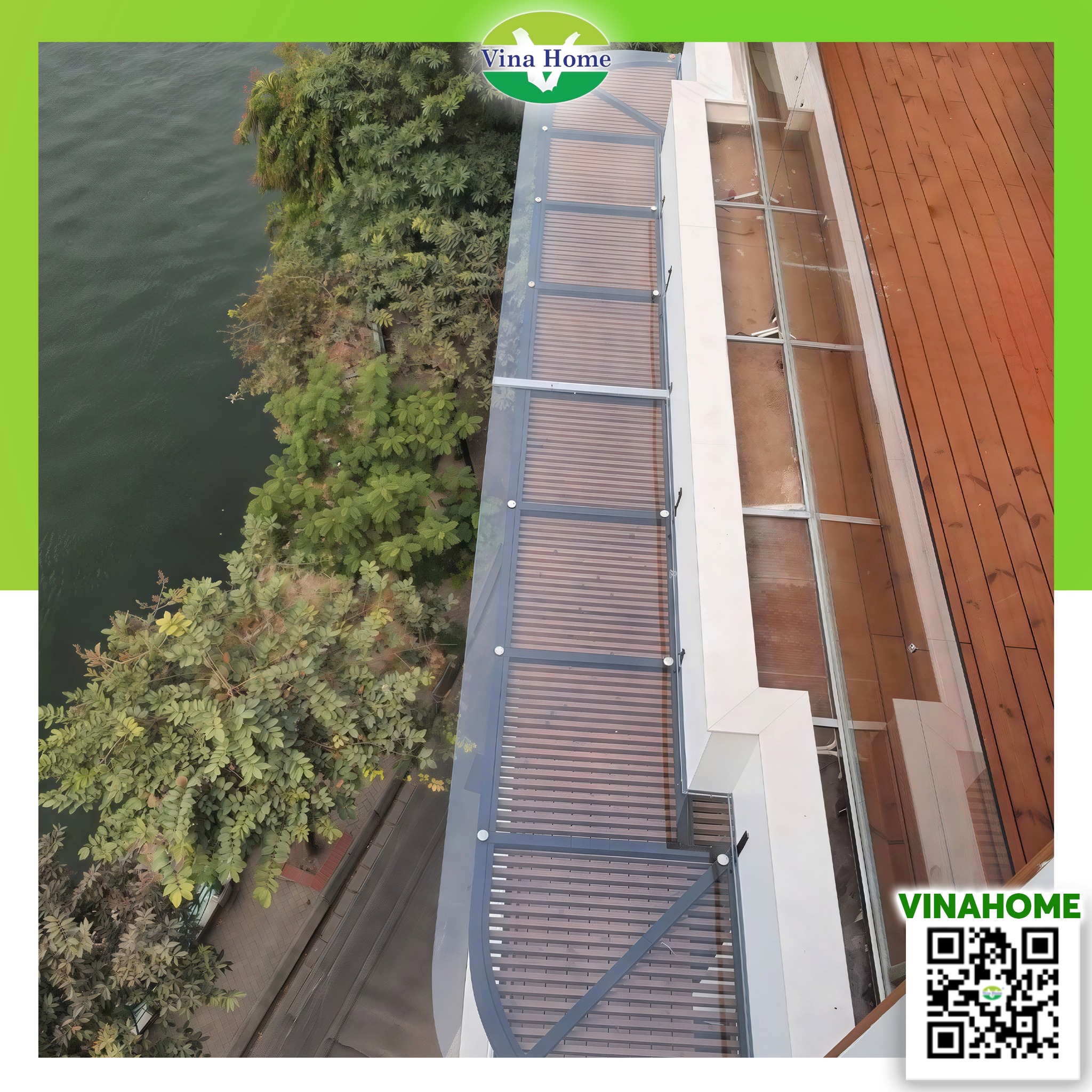 Công trình tấm Poly ngoài trời