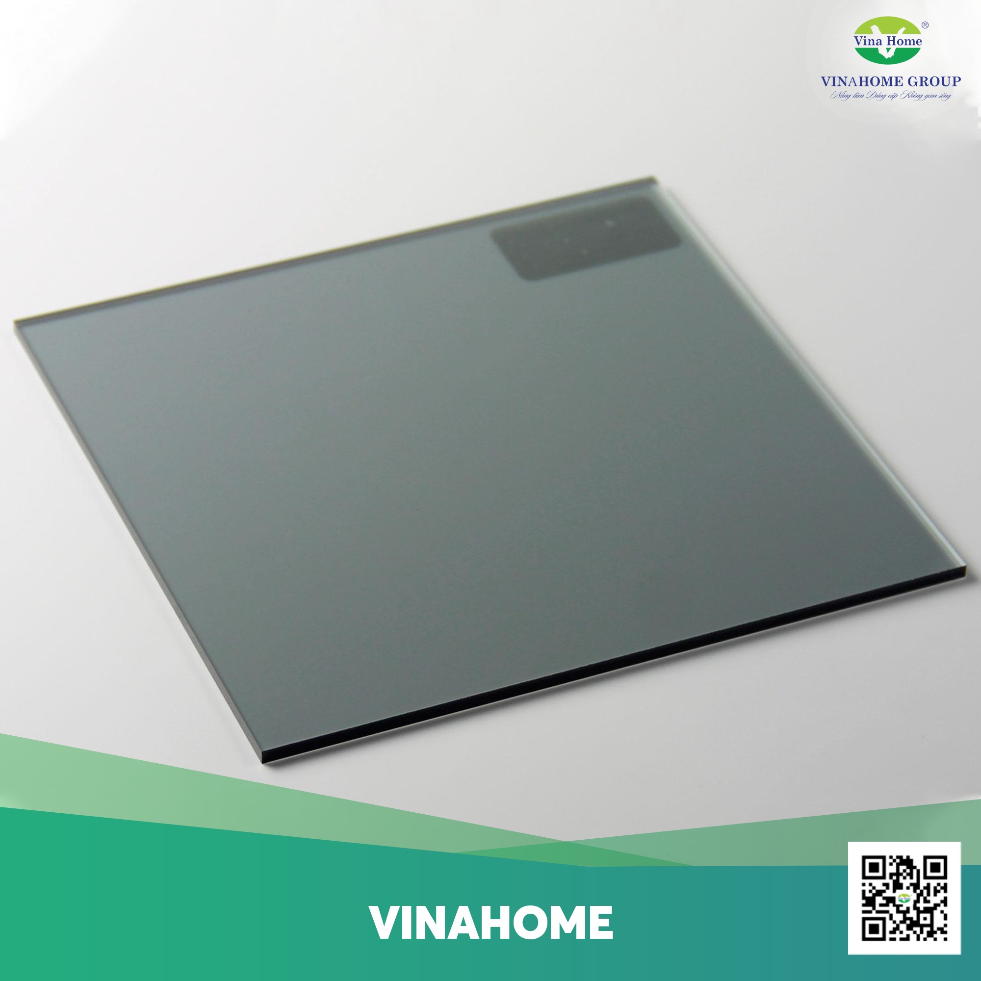 Nhựa Poly màu ghi xám