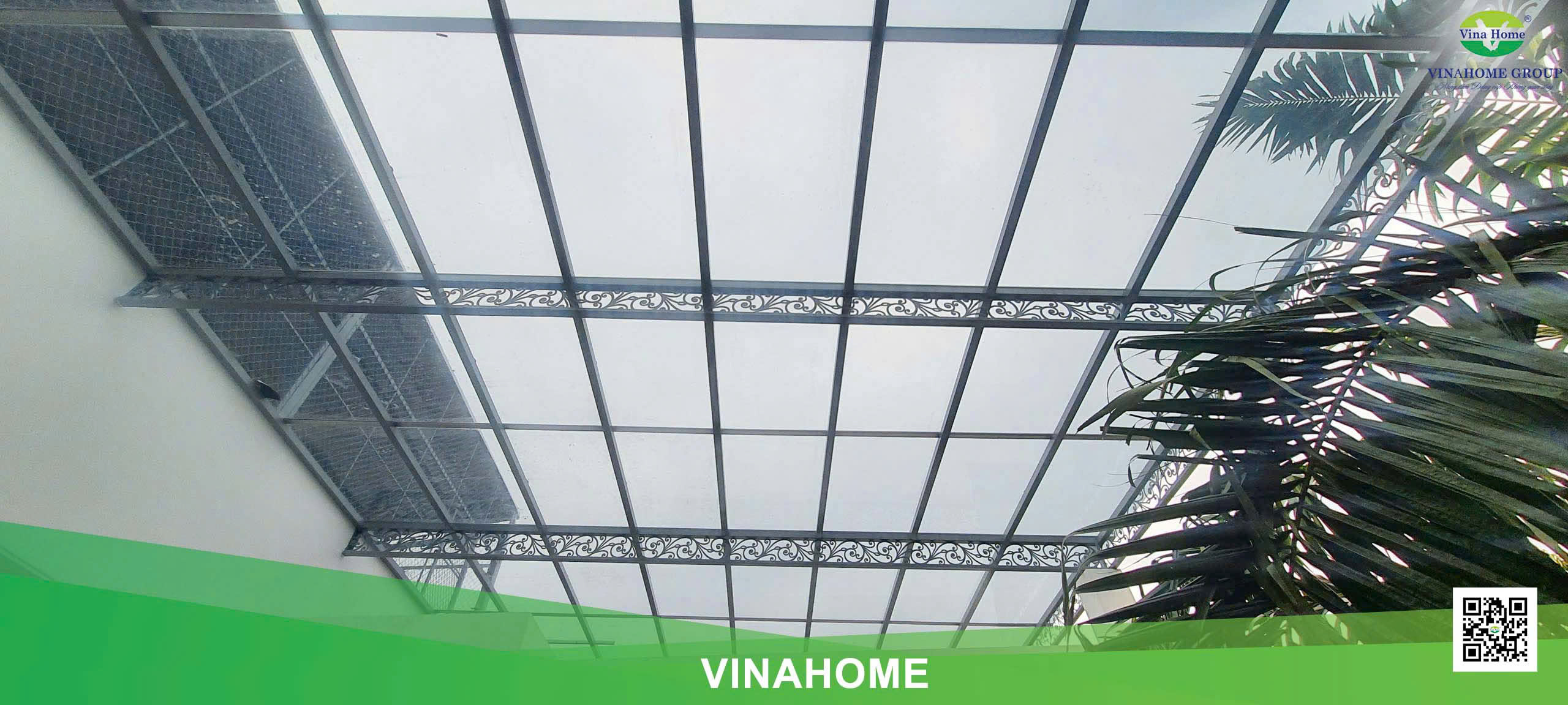 Mái che nhựa Poly trong suốt