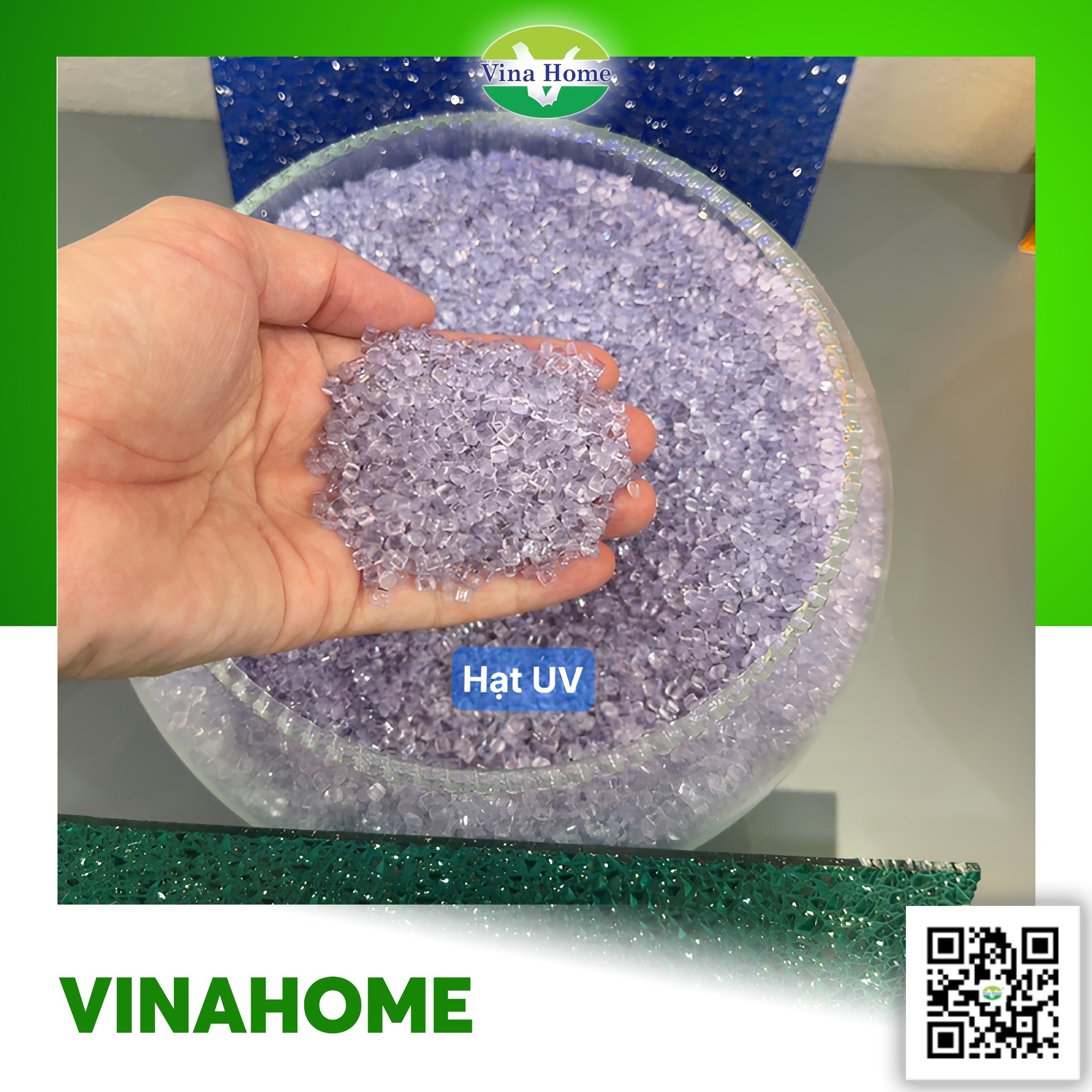 Hạt UV tấm polycarbonate