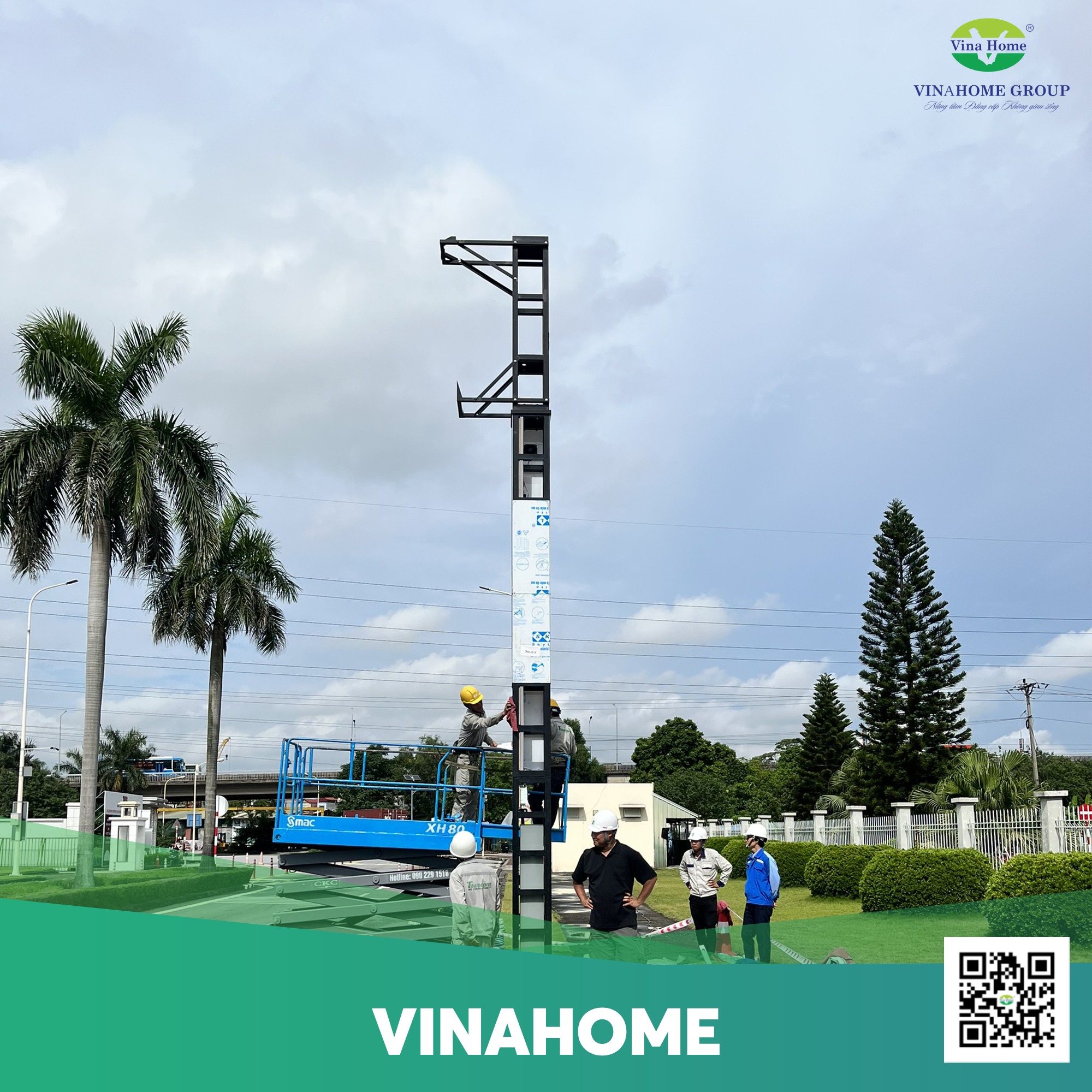 Công trình tấm nhựa lấy sáng Vinahome