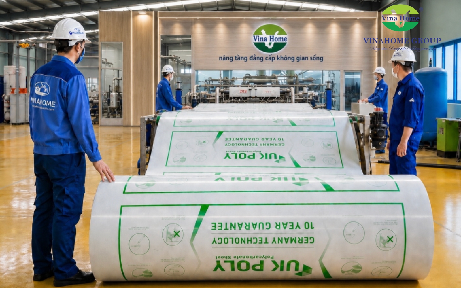 Vinahome sản xuất nhựa UK