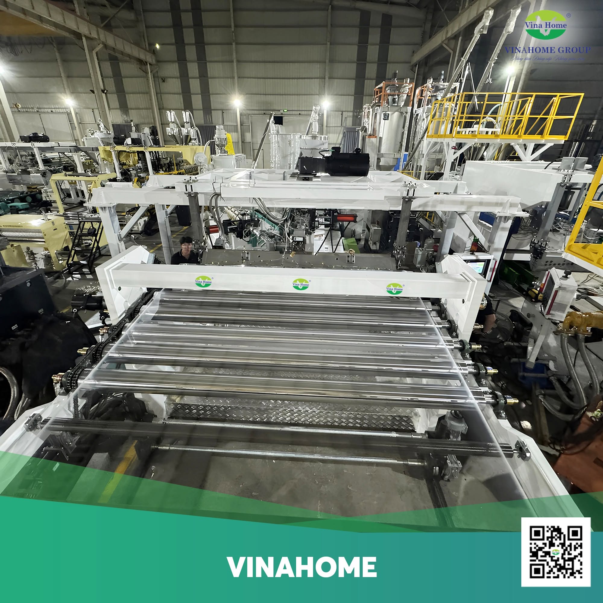Sản xuất tấm nhựa Polycarbonate