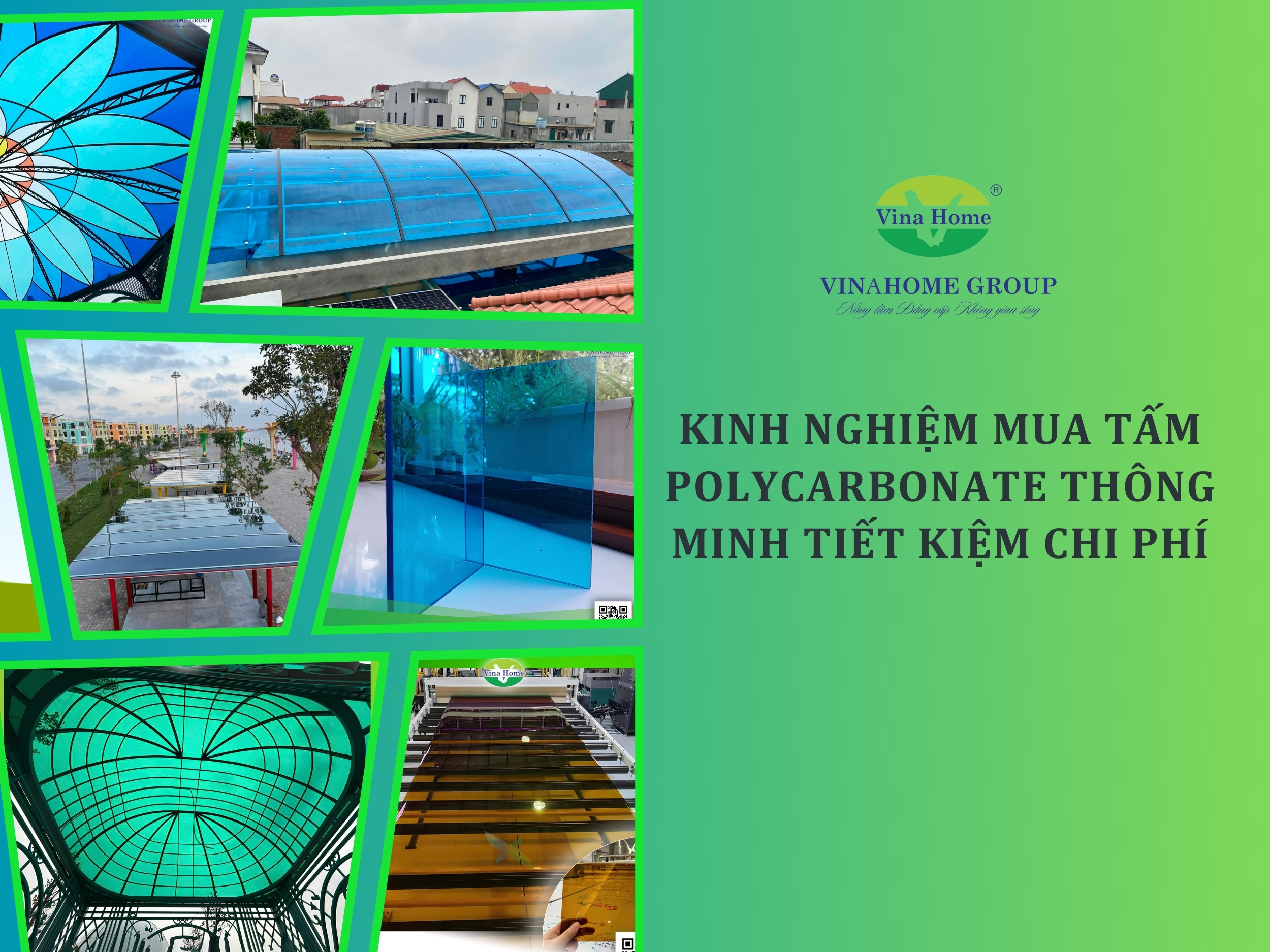 Kinh nghiệm mua tấm Polycarbonate thông minh tiết kiệm chi phí