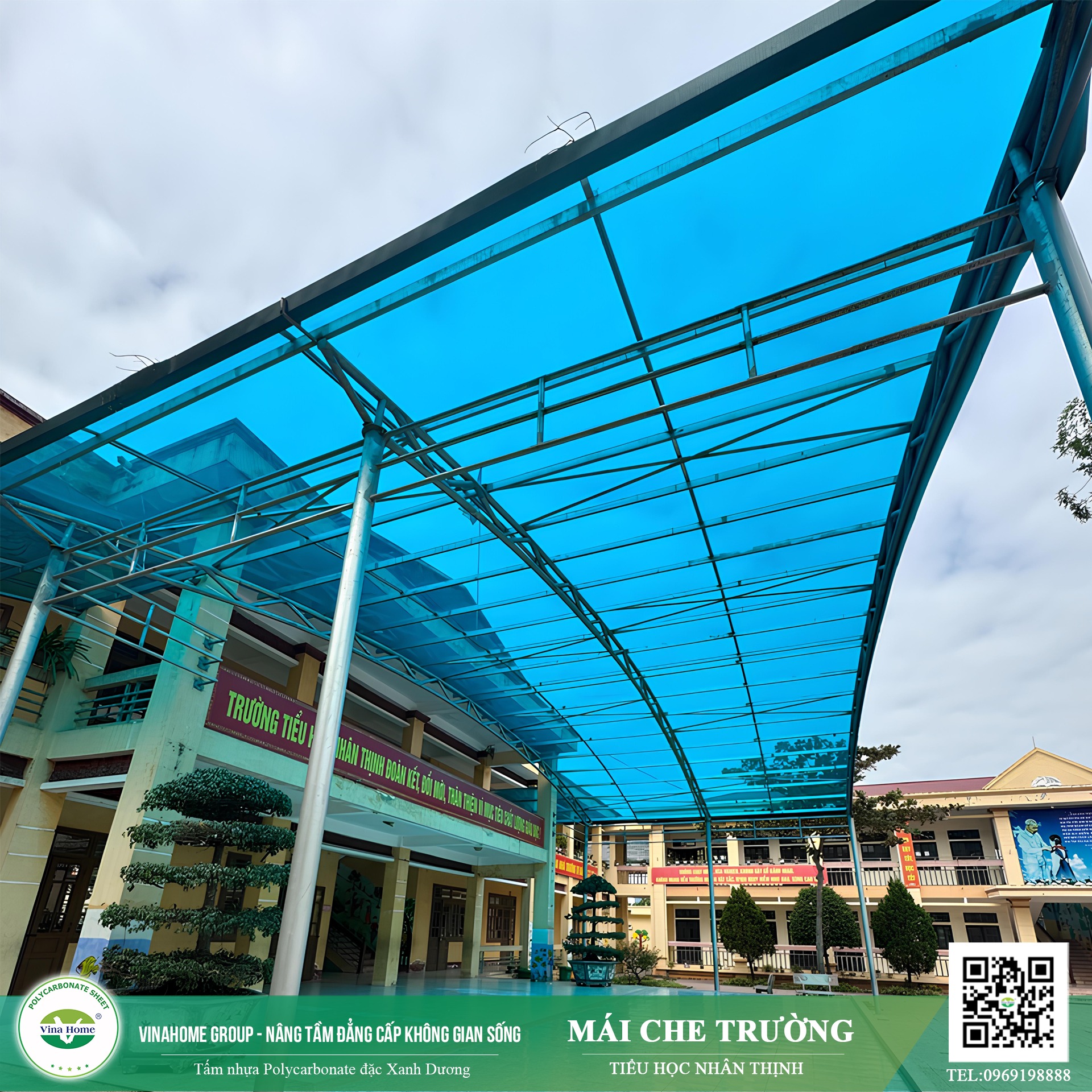 Nhựa Polycarbonate phủ UV