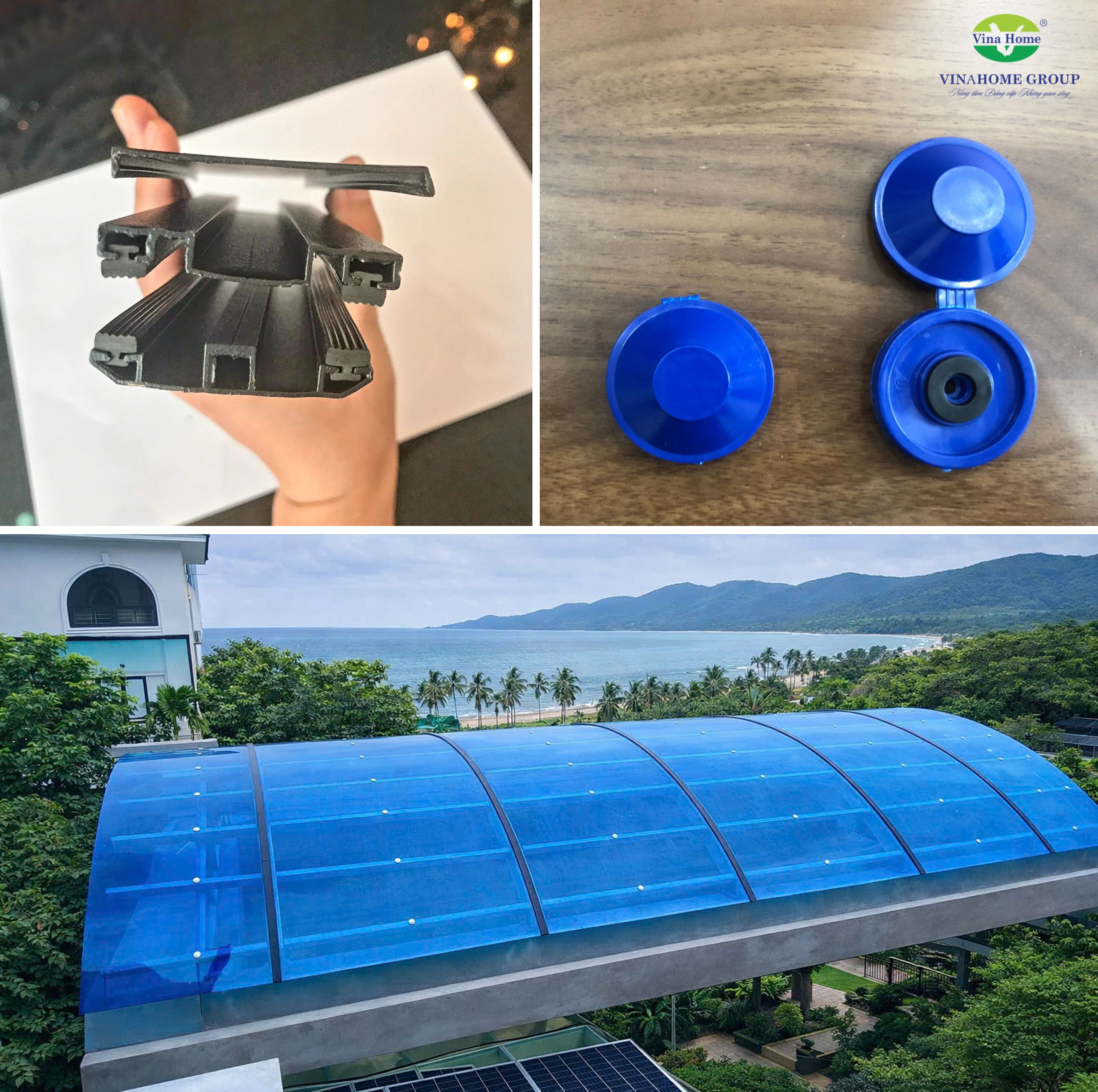 Khả năng chịu mưa bão của tấm polycarbonate đặc cao cấp