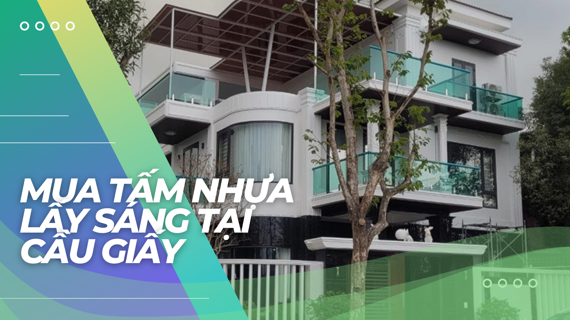 Mua tấm lợp lấy sáng tại Cầu Giấy