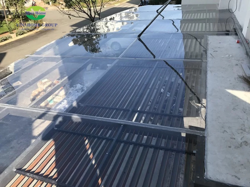 Công trình mái lợp Polycarbonate