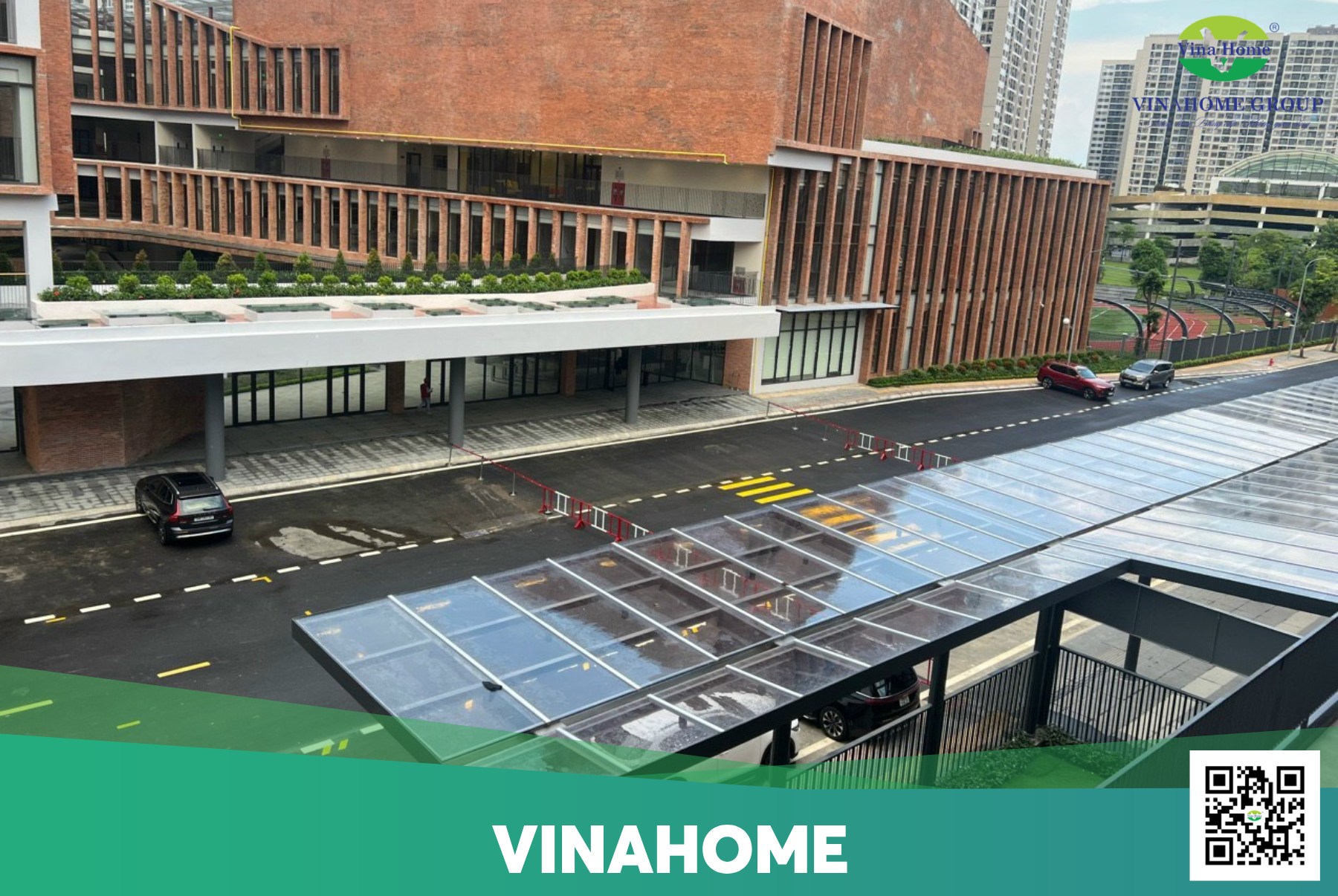 Mái công trình nhựa poly