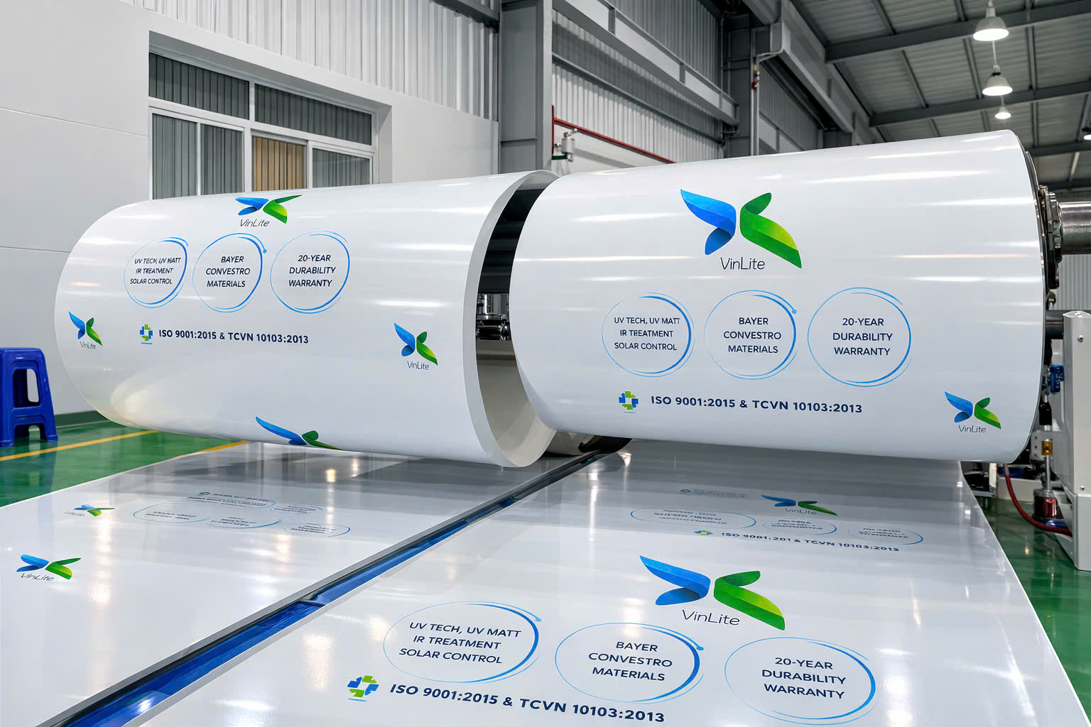 Tấm lợp lấy sáng poly 1,3mm